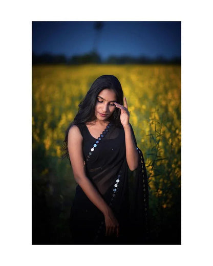 Pure Georgette Saree Anant Tex Exports Private Limited