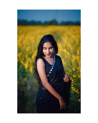 Pure Georgette Saree Anant Tex Exports Private Limited