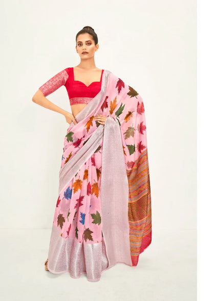 RajYog Silver Chanderi Saree Anant Tex Exports Private Limited