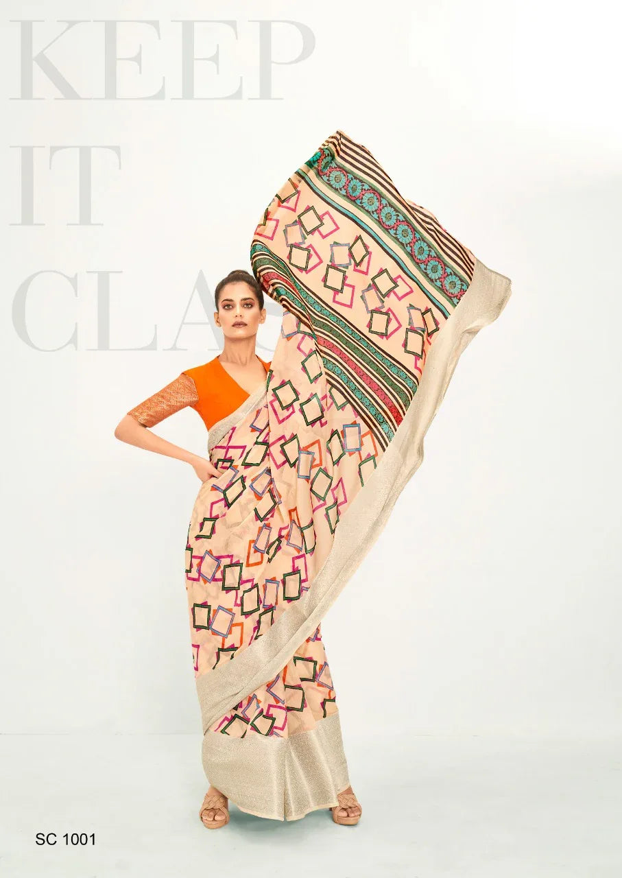 RajYog Silver Chanderi Saree Anant Tex Exports Private Limited