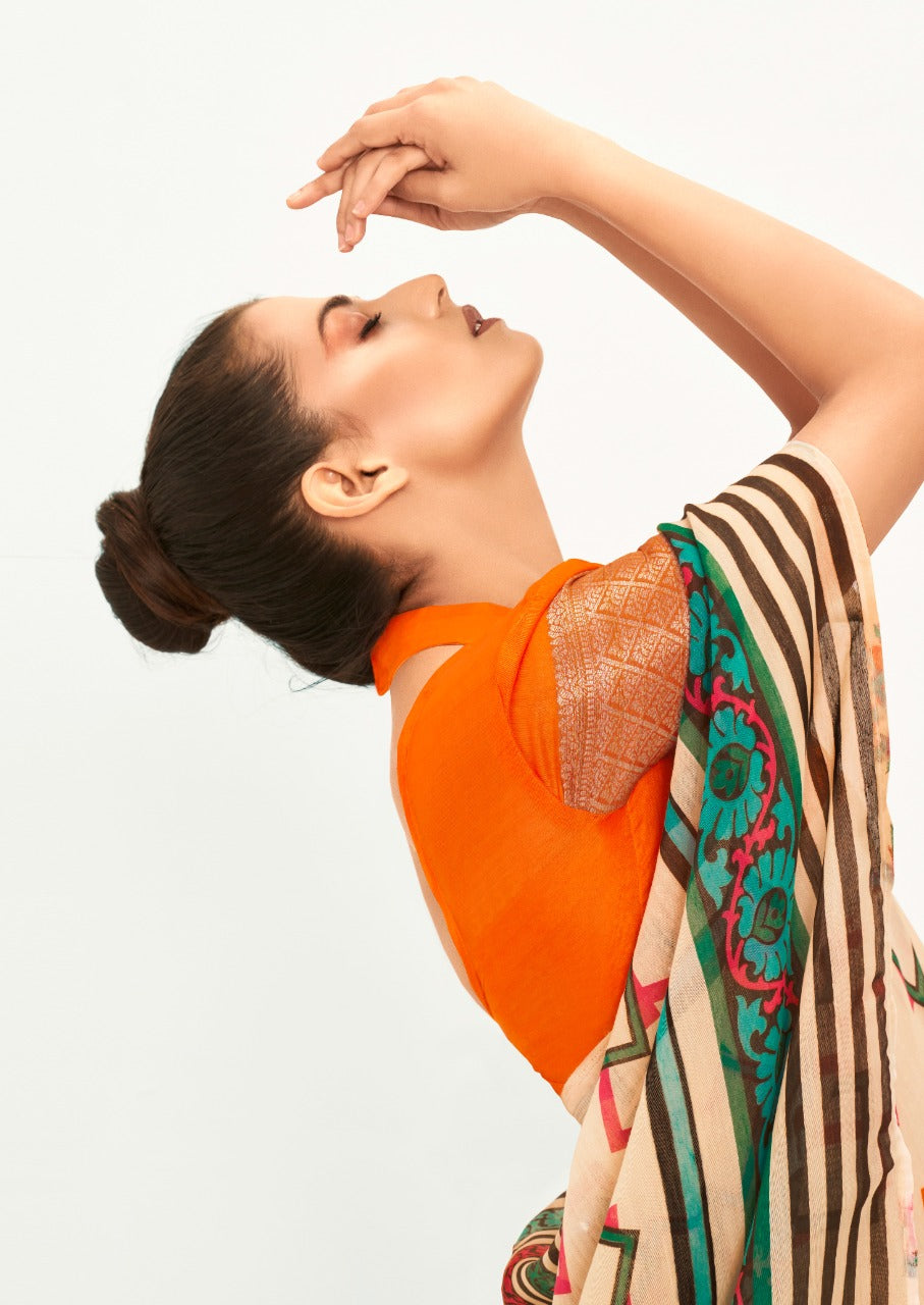 RajYog Silver Chanderi Saree Anant Tex Exports Private Limited