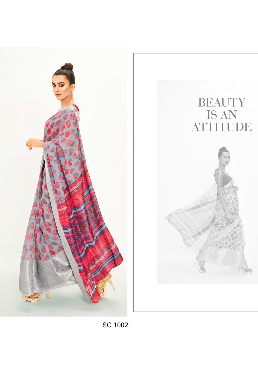 RajYog Silver Chanderi Saree Anant Tex Exports Private Limited