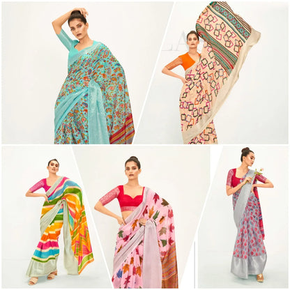 RajYog Silver Chanderi Saree Anant Tex Exports Private Limited