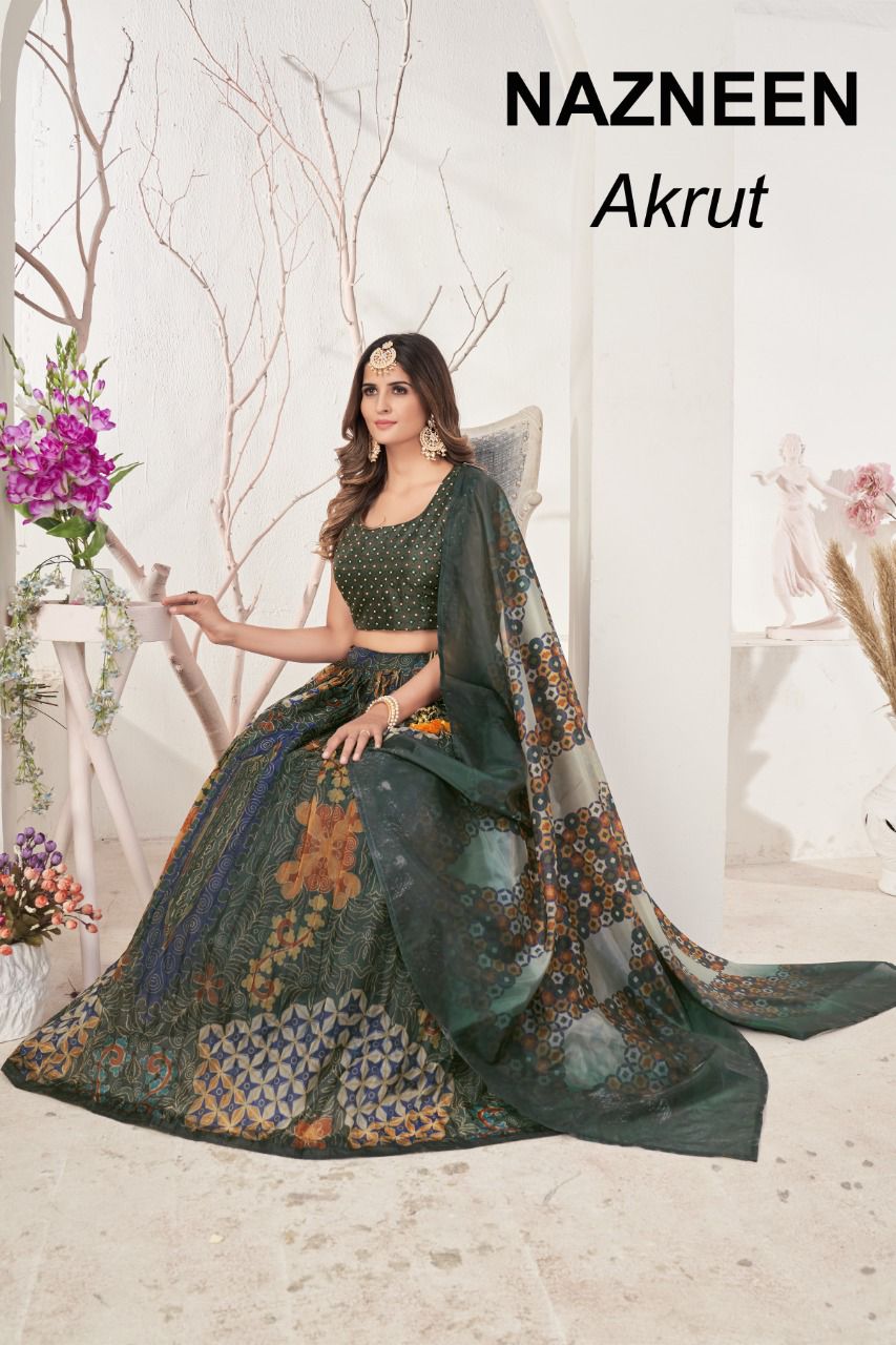 NAZNEEN AKRUT 6001 SERIES DESIGNER LEHENGA Anant Tex Exports Private Limited
