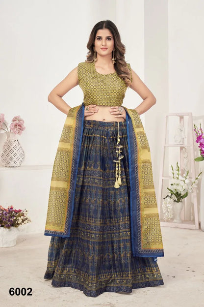 NAZNEEN AKRUT 6001 SERIES DESIGNER LEHENGA Anant Tex Exports Private Limited