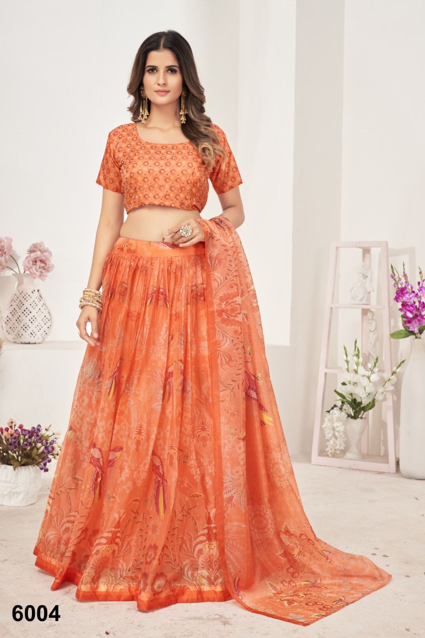 NAZNEEN AKRUT 6001 SERIES DESIGNER LEHENGA Anant Tex Exports Private Limited