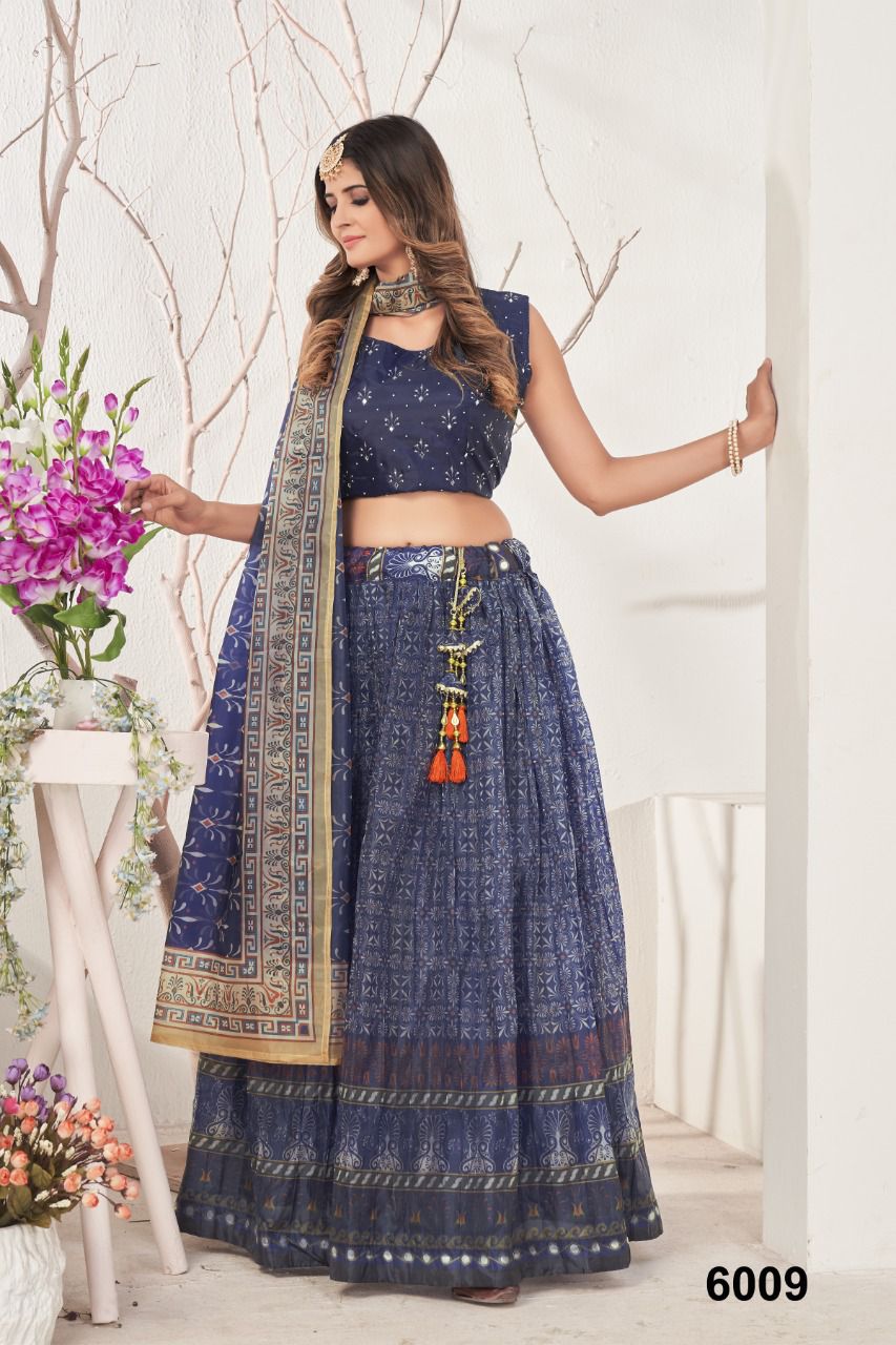 NAZNEEN AKRUT 6001 SERIES DESIGNER LEHENGA Anant Tex Exports Private Limited