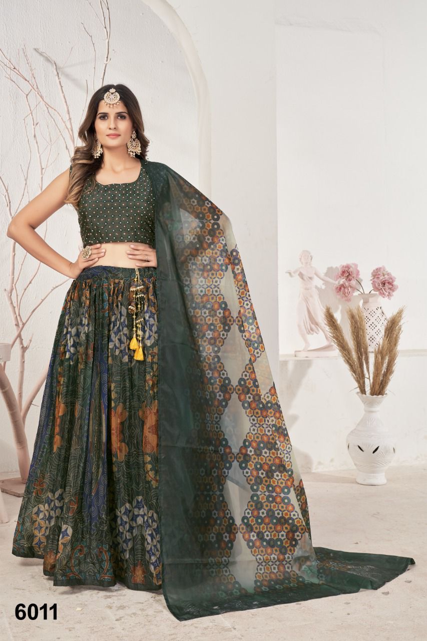 NAZNEEN AKRUT 6001 SERIES DESIGNER LEHENGA Anant Tex Exports Private Limited