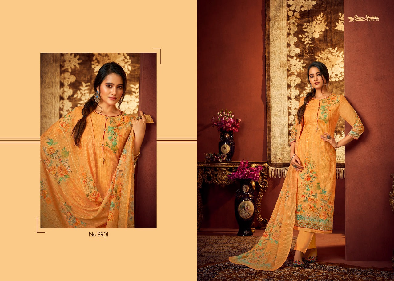 HREE SHALIKA FASHION PLAZZO STYLE SUITS SHALIKA VOL 88 PALAZZO LADIES SUIT Anant Tex Exports Private Limited