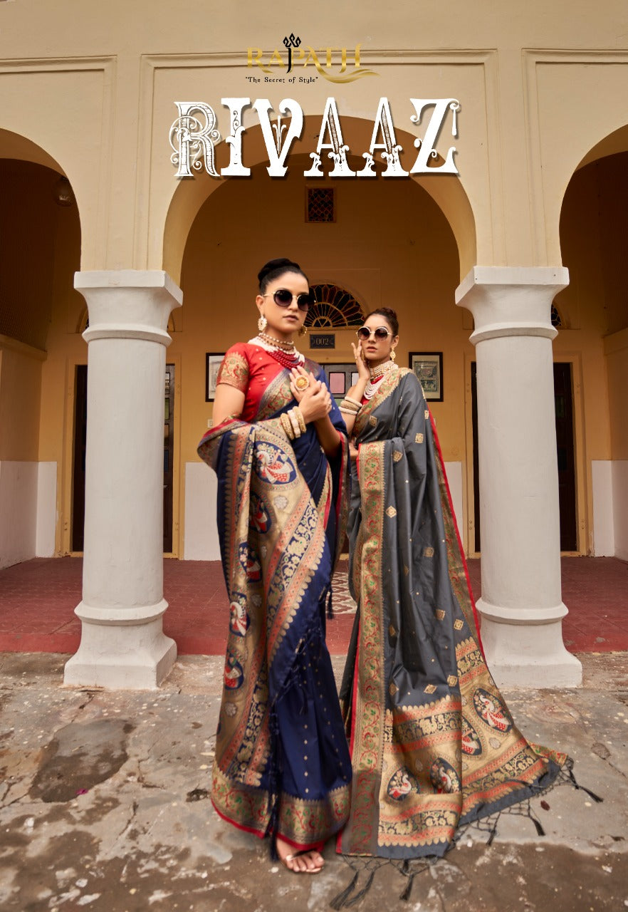 Rajpath Rivaaz Silk Weaving Saree collection Anant Tex Exports Private Limited