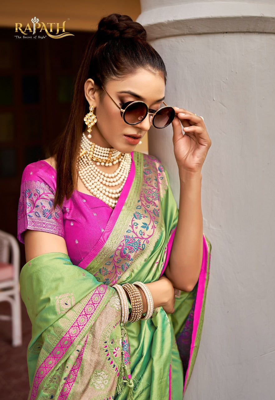 Rajpath Rivaaz Silk Weaving Saree collection Anant Tex Exports Private Limited