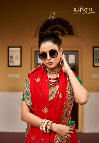 Rajpath Rivaaz Silk Weaving Saree collection Anant Tex Exports Private Limited