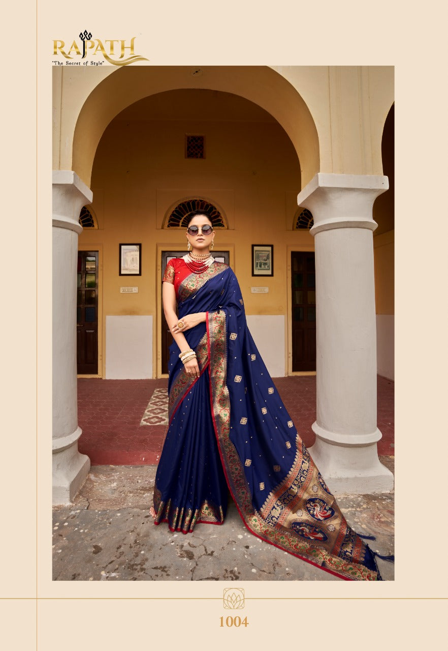 Rajpath Rivaaz Silk Weaving Saree collection Anant Tex Exports Private Limited