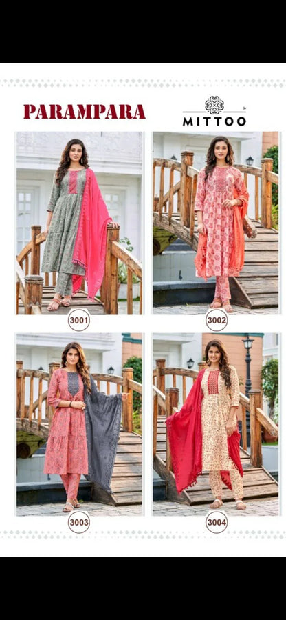 MITTOO PARAMPARA CHANDERI VISCOSE SUIT Anant Tex Exports Private Limited