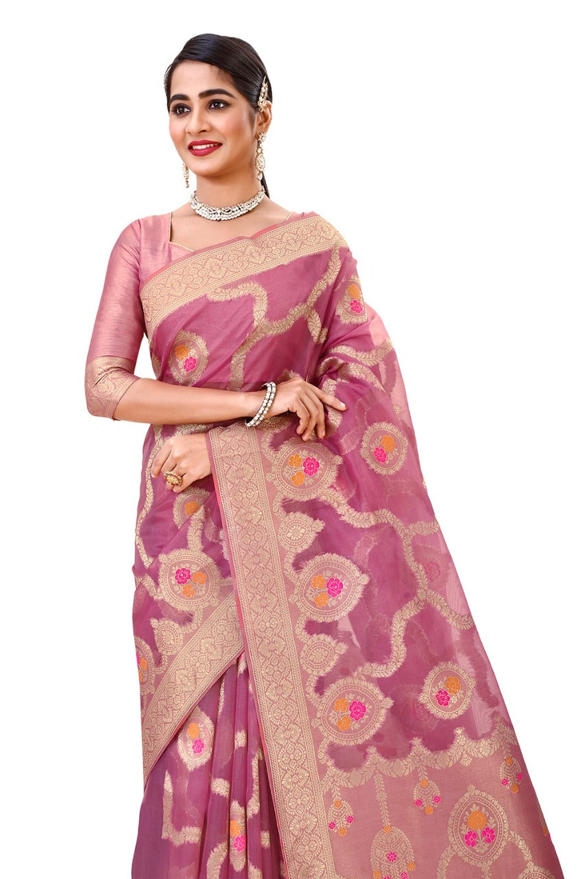 Varsha Silk Organza Saree Anant Tex Exports Private Limited