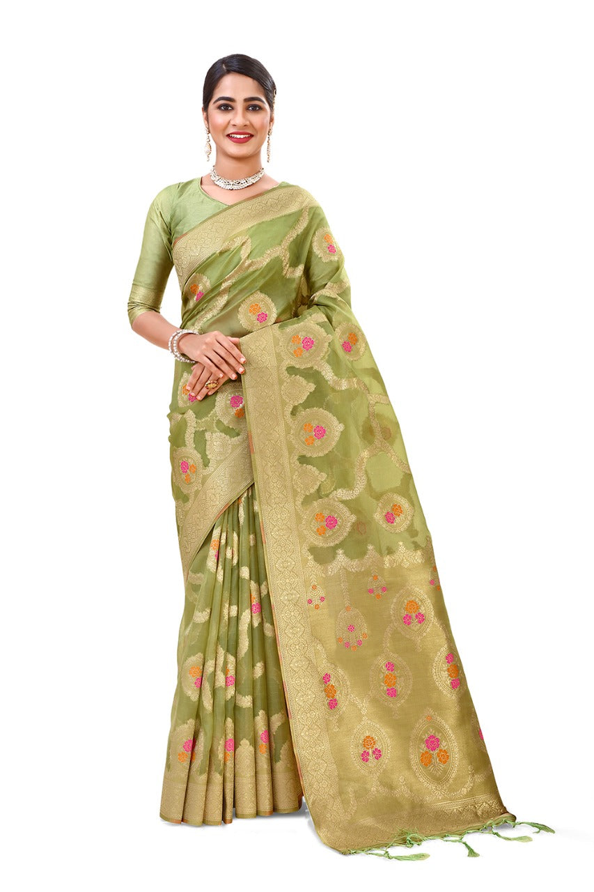 Varsha Silk Organza Saree Anant Tex Exports Private Limited