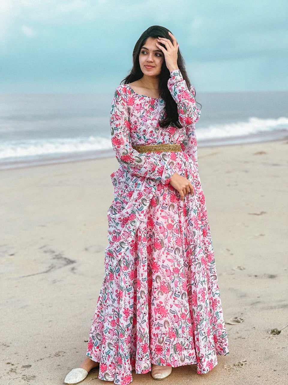Traditional Occasion Wear Gown Anant Tex Exports Private Limited
