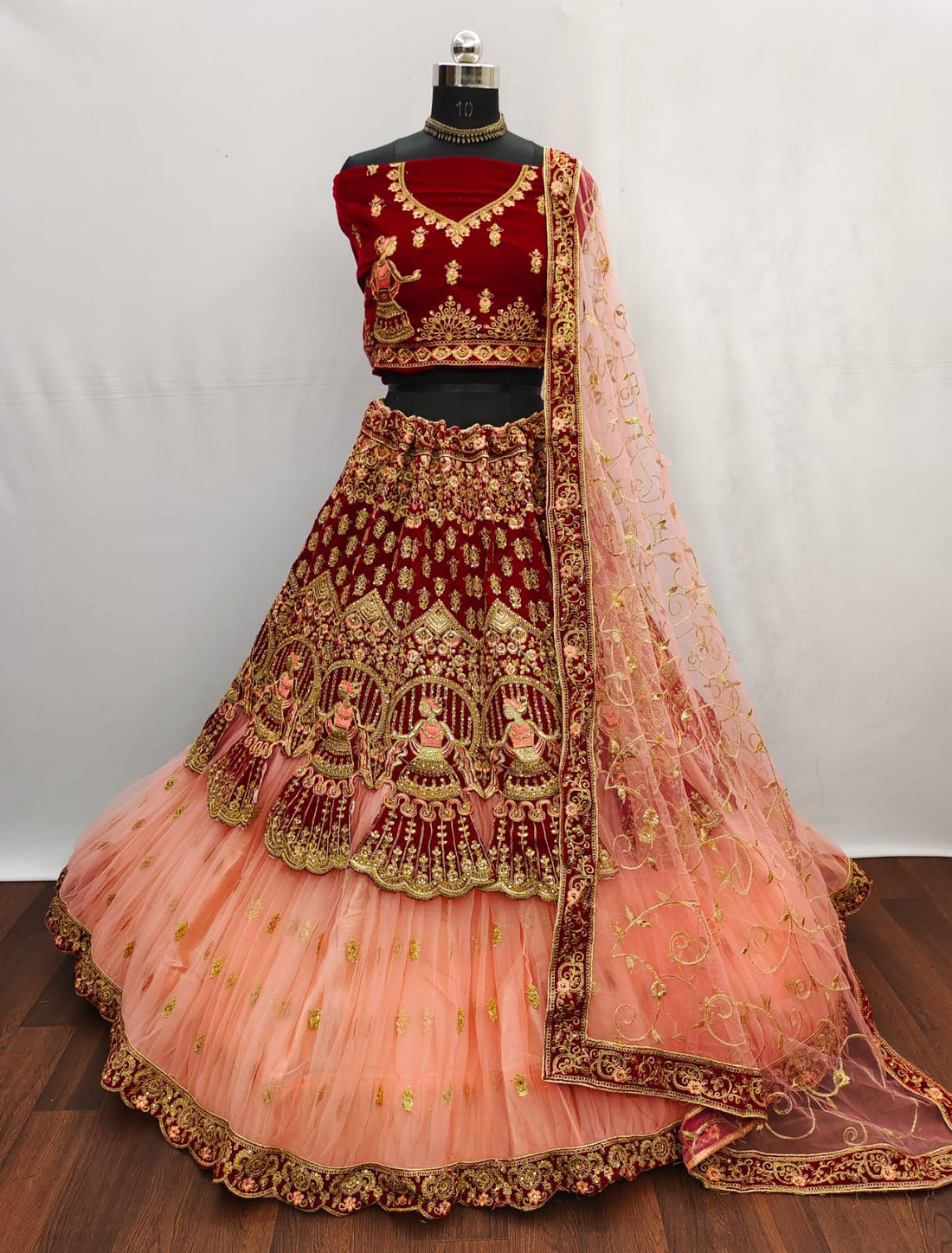 Bridal Designer Velvet Lehenga Anant Tex Exports Private Limited