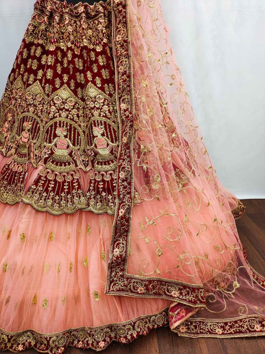 Bridal Designer Velvet Lehenga Anant Tex Exports Private Limited