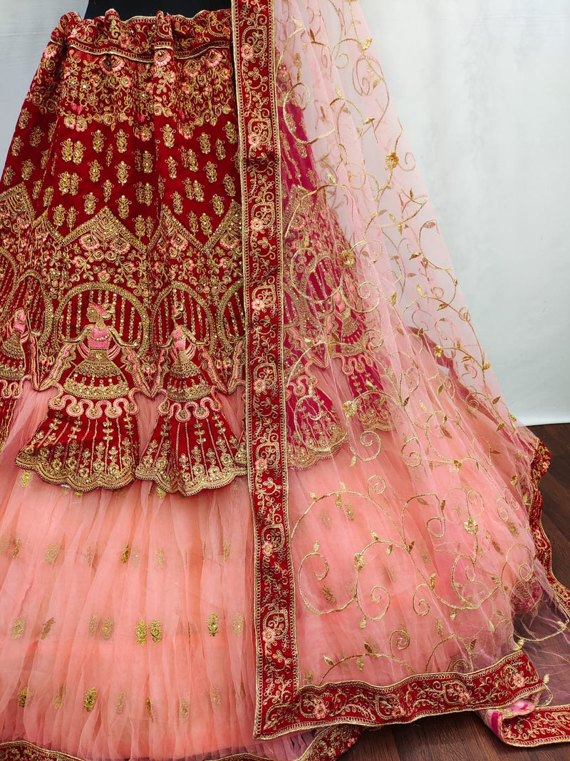 Bridal Designer Velvet Lehenga Anant Tex Exports Private Limited