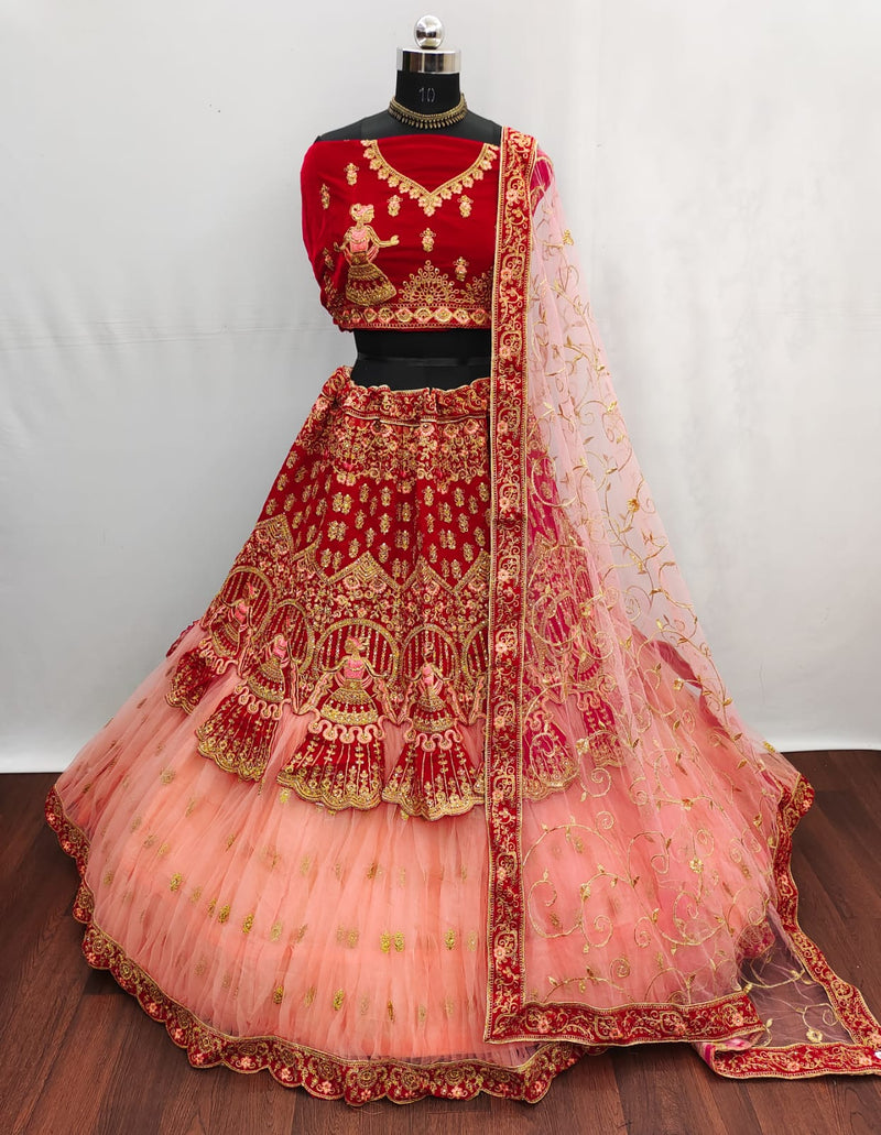 Bridal Designer Velvet Lehenga Anant Tex Exports Private Limited