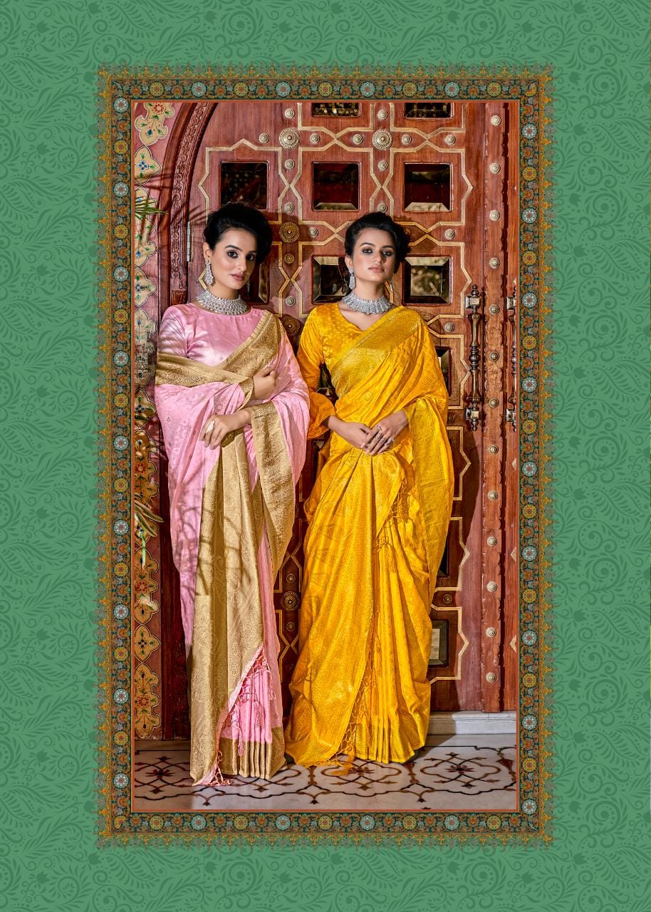 RajPath Amol Pattu Pure Satin Silk with Hand dying Saree Anant Tex Exports Private Limited