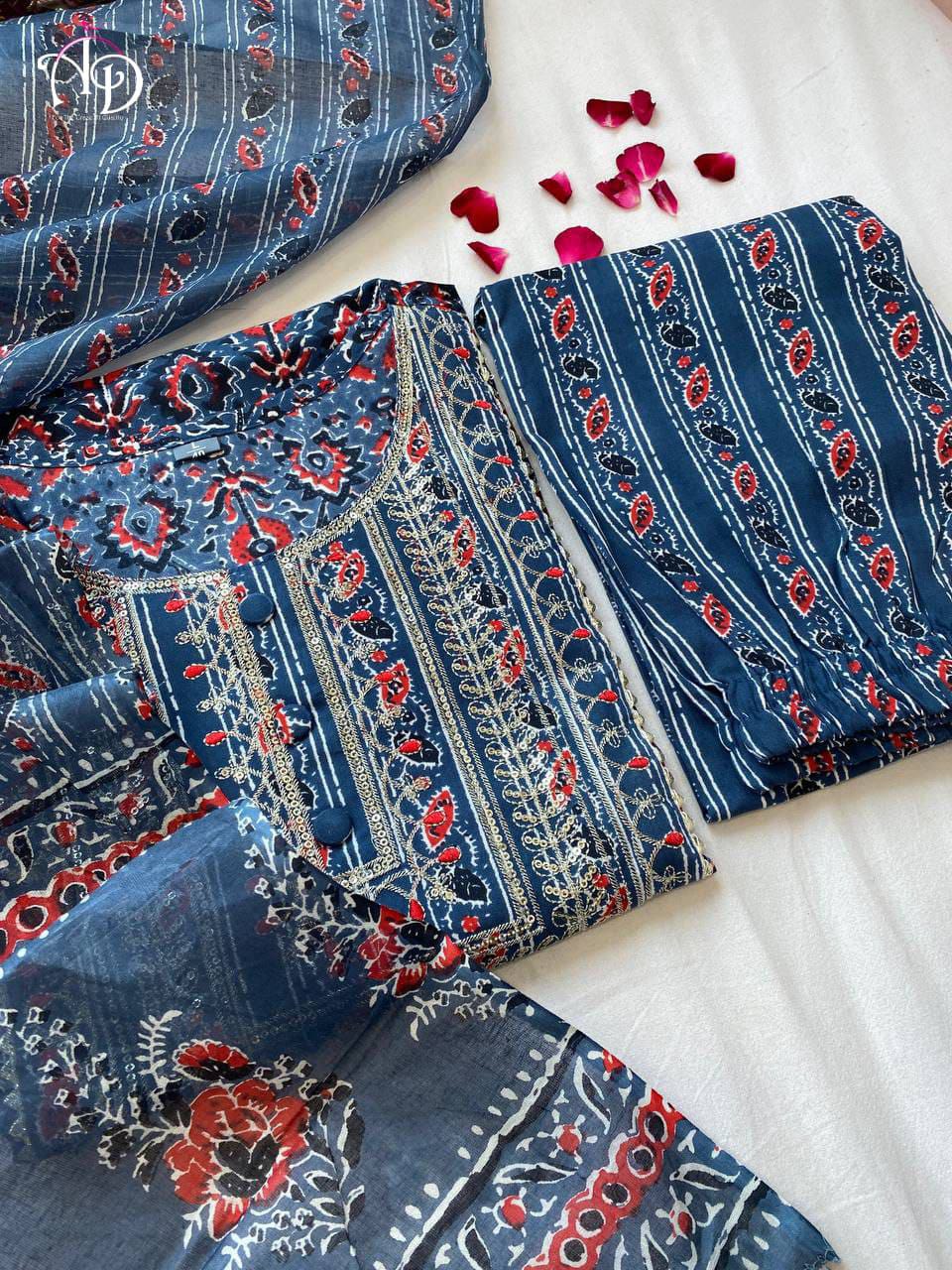 Mill Print Design work Full Kurti Set Anant Tex Exports Private Limited