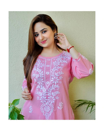 Embroidery Chikankari Kurti Set Anant Tex Exports Private Limited