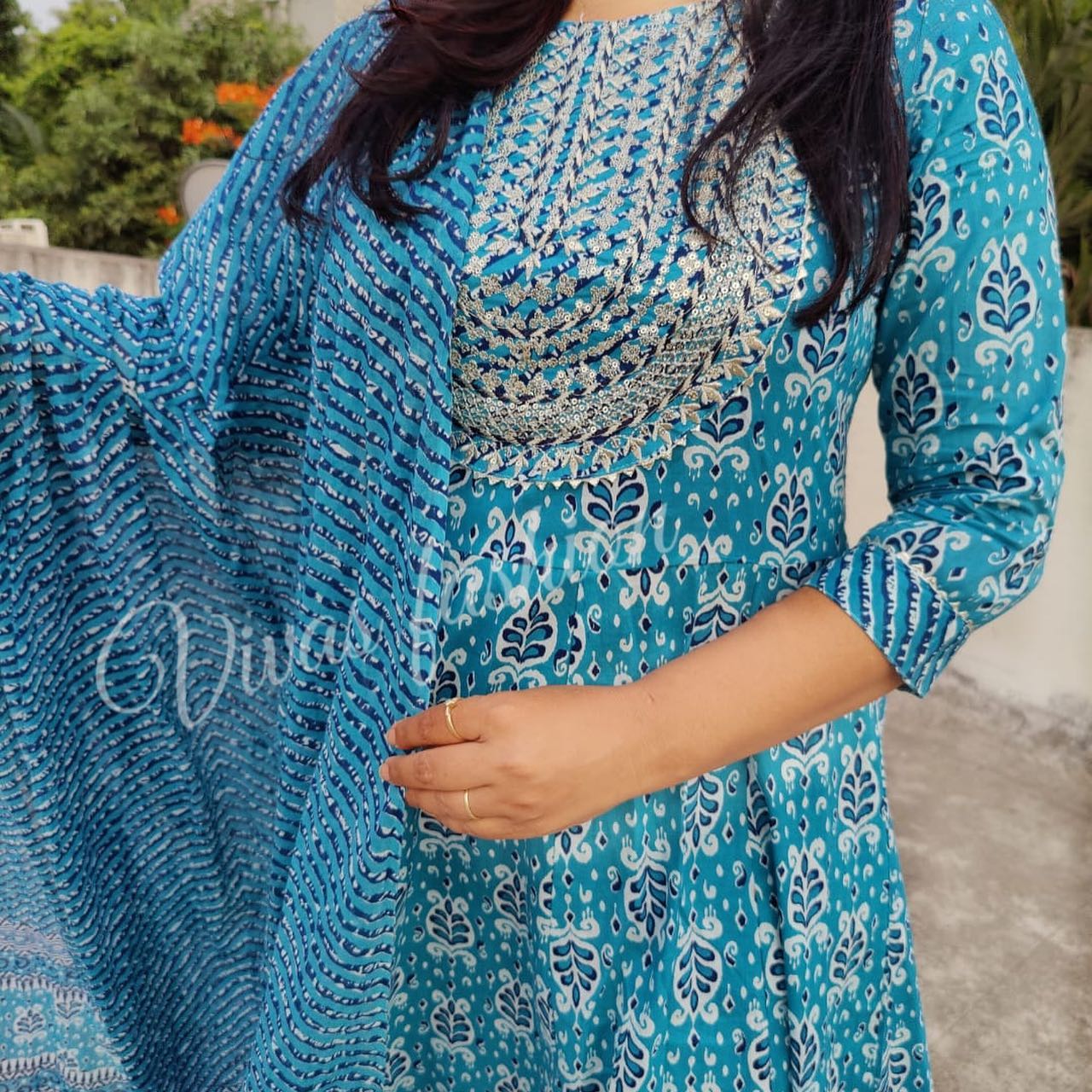 Heavy Rayon Full Anarkali Kurti set Anant Tex Exports Private Limited