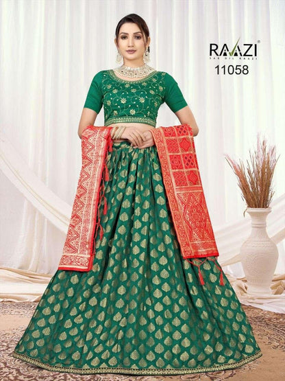 RAAZI 11045 TO 11058 SILK SERIES LEHENGA Anant Tex Exports Private Limited