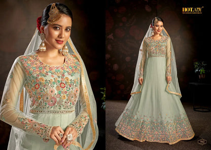 HOTLADY NASHEEN VOL 3 BUTTERFLY NET SALWAR SUITS Anant Tex Exports Private Limited