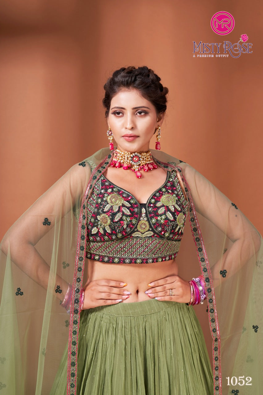 Misty Rose Dno. 1052 Series Designer Lehenga Anant Tex Exports Private Limited