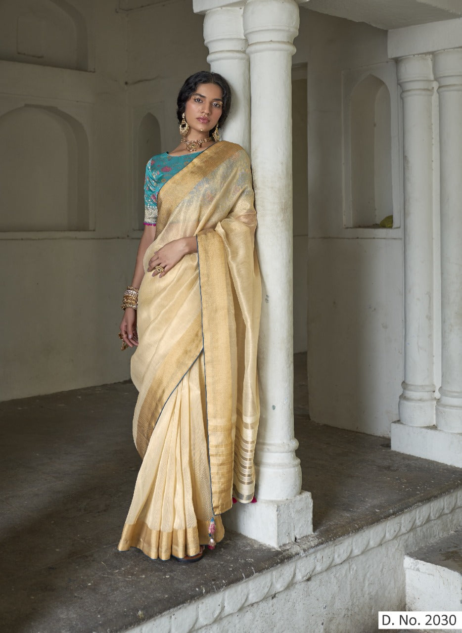 Kimora Falak Soft Tissue Organza Saree Anant Tex Exports Private Limited