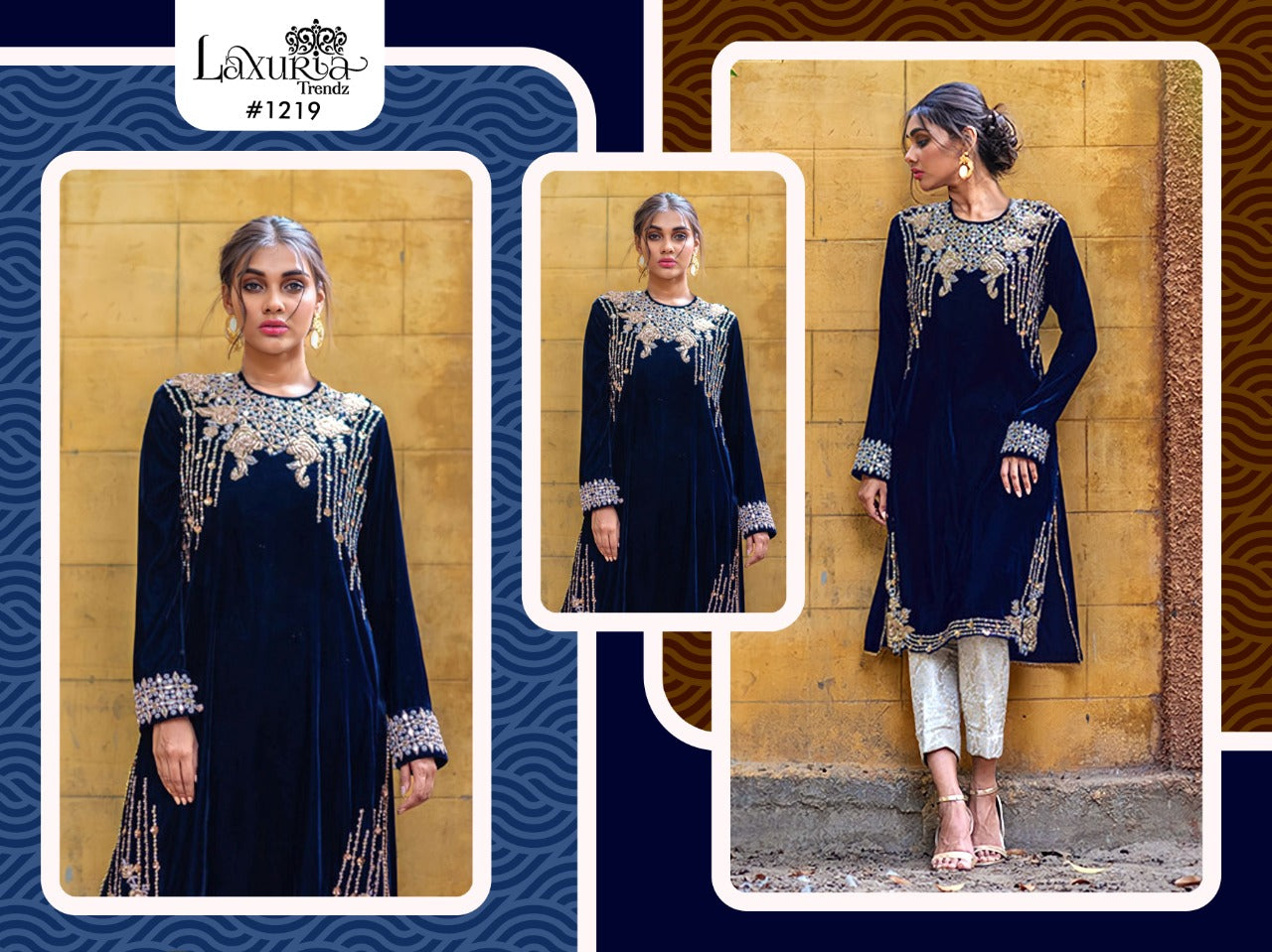 LAXURIA TRENDZ  D.NO. 1223 PAKISTANI SUITS Anant Tex Exports Private Limited