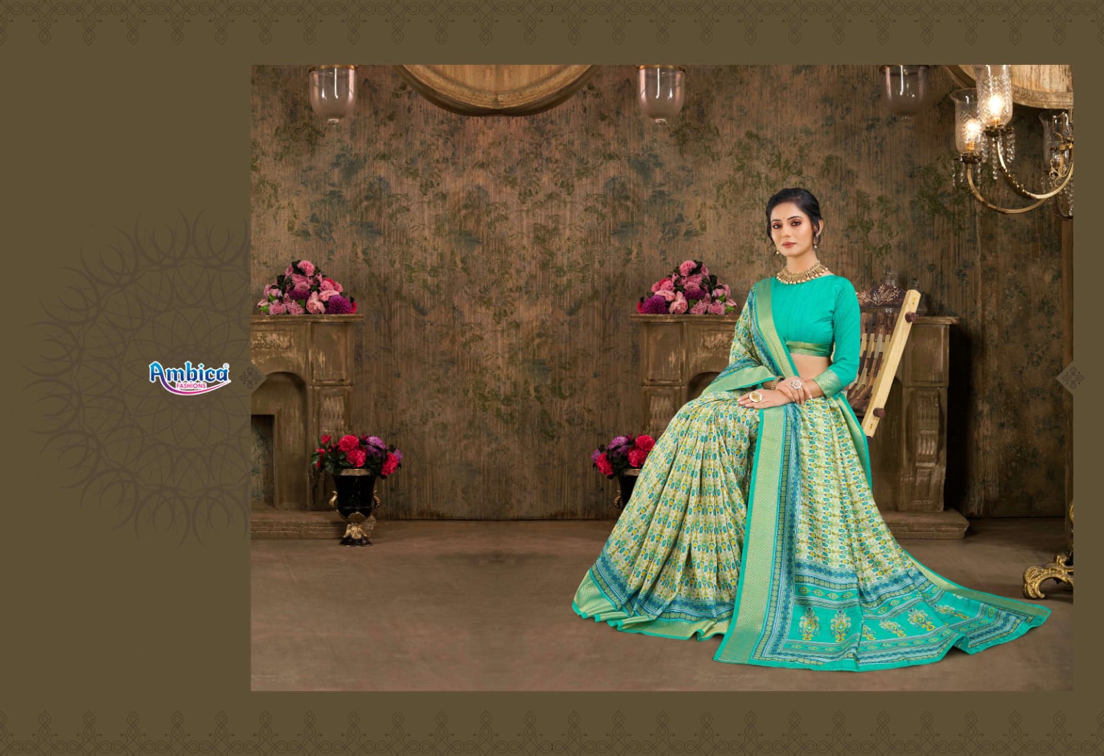 Ambica Aafreen Fancy saree Anant Tex Exports Private Limited