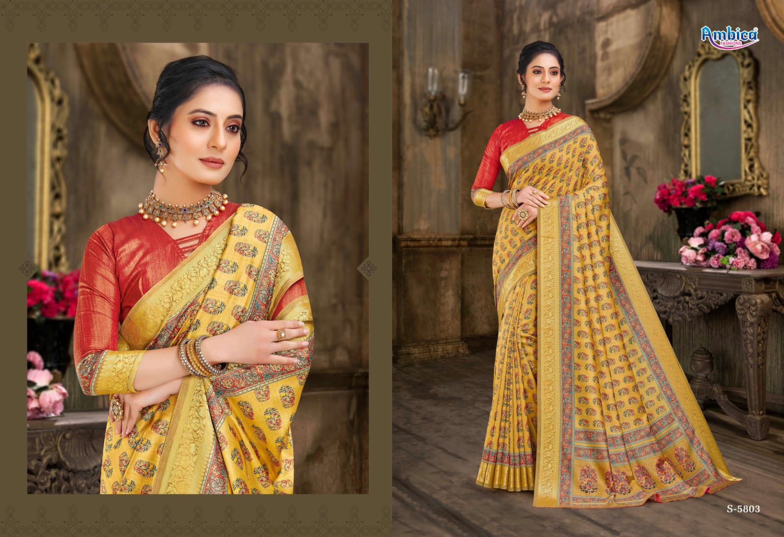 Ambica Aafreen Fancy saree Anant Tex Exports Private Limited