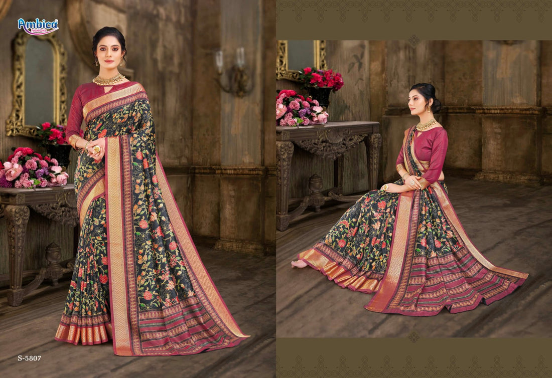 Ambica Aafreen Fancy saree Anant Tex Exports Private Limited