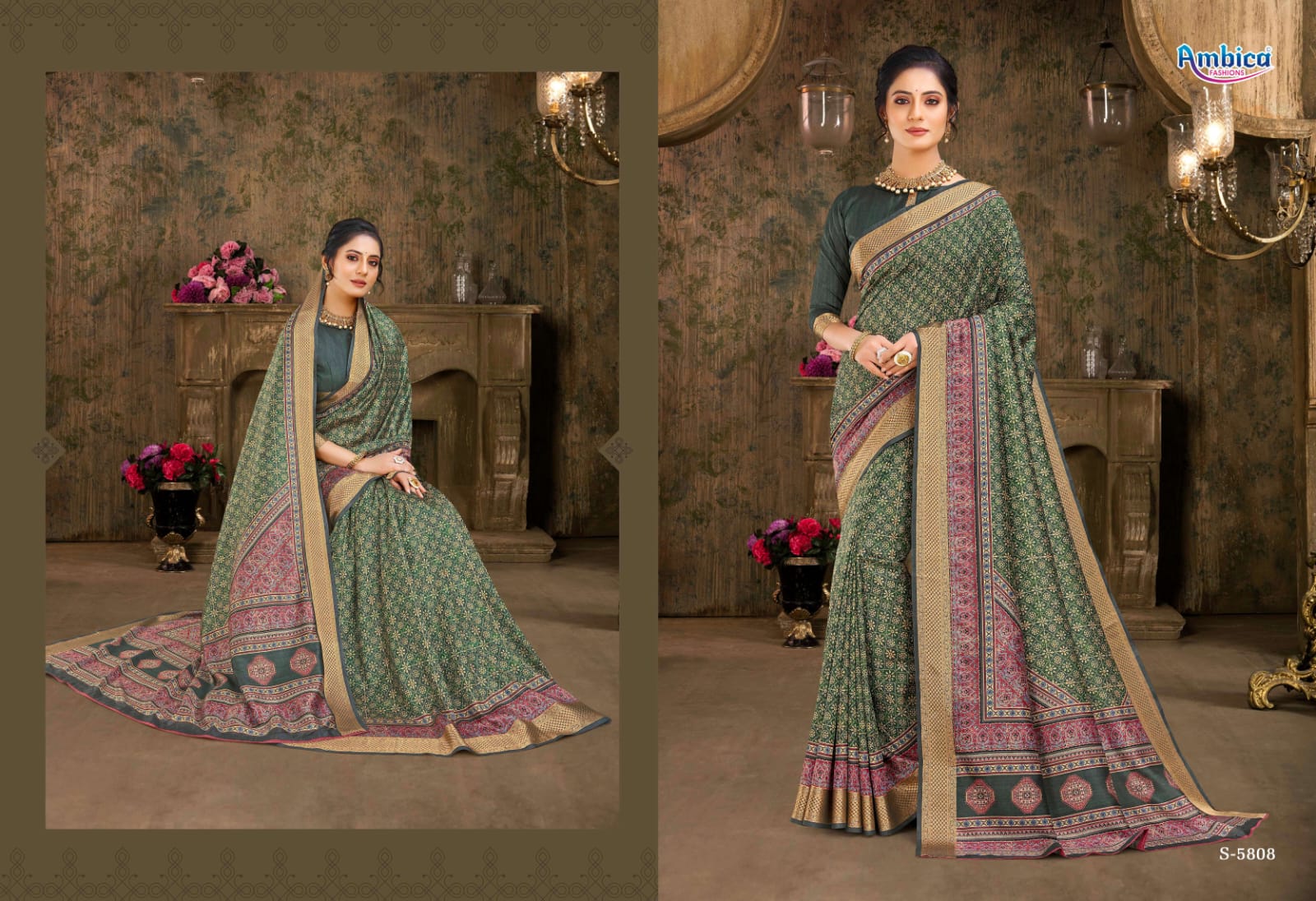 Ambica Aafreen Fancy saree Anant Tex Exports Private Limited