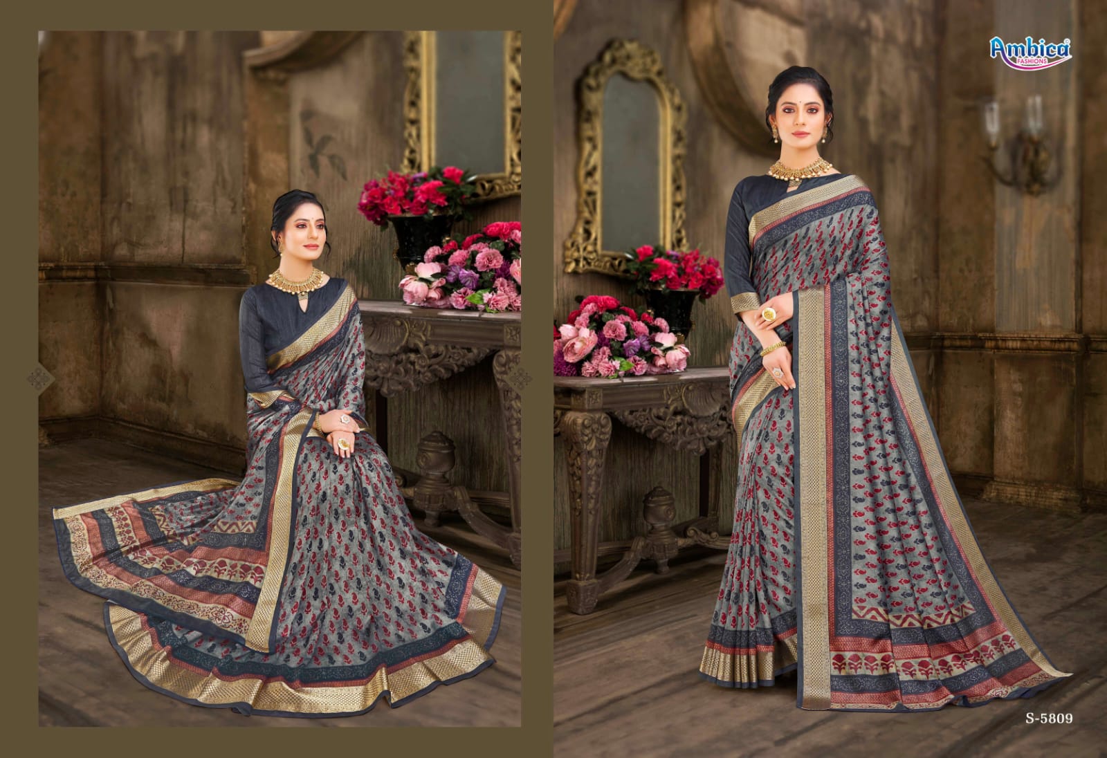 Ambica Aafreen Fancy saree Anant Tex Exports Private Limited