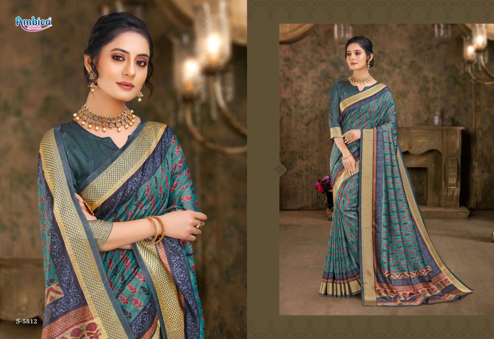 Ambica Aafreen Fancy saree Anant Tex Exports Private Limited