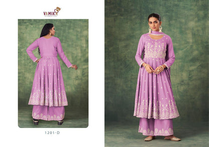 VAMIKA SAKHI 1201 RAYON KURTI WITH BOTTOM AND DUPATTA Anant Tex Exports Private Limited