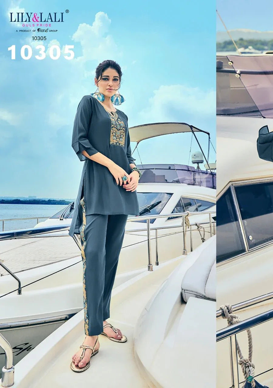 Lily And Lali Miami 10301-10306 Series Kurtis Anant Tex Exports Private Limited