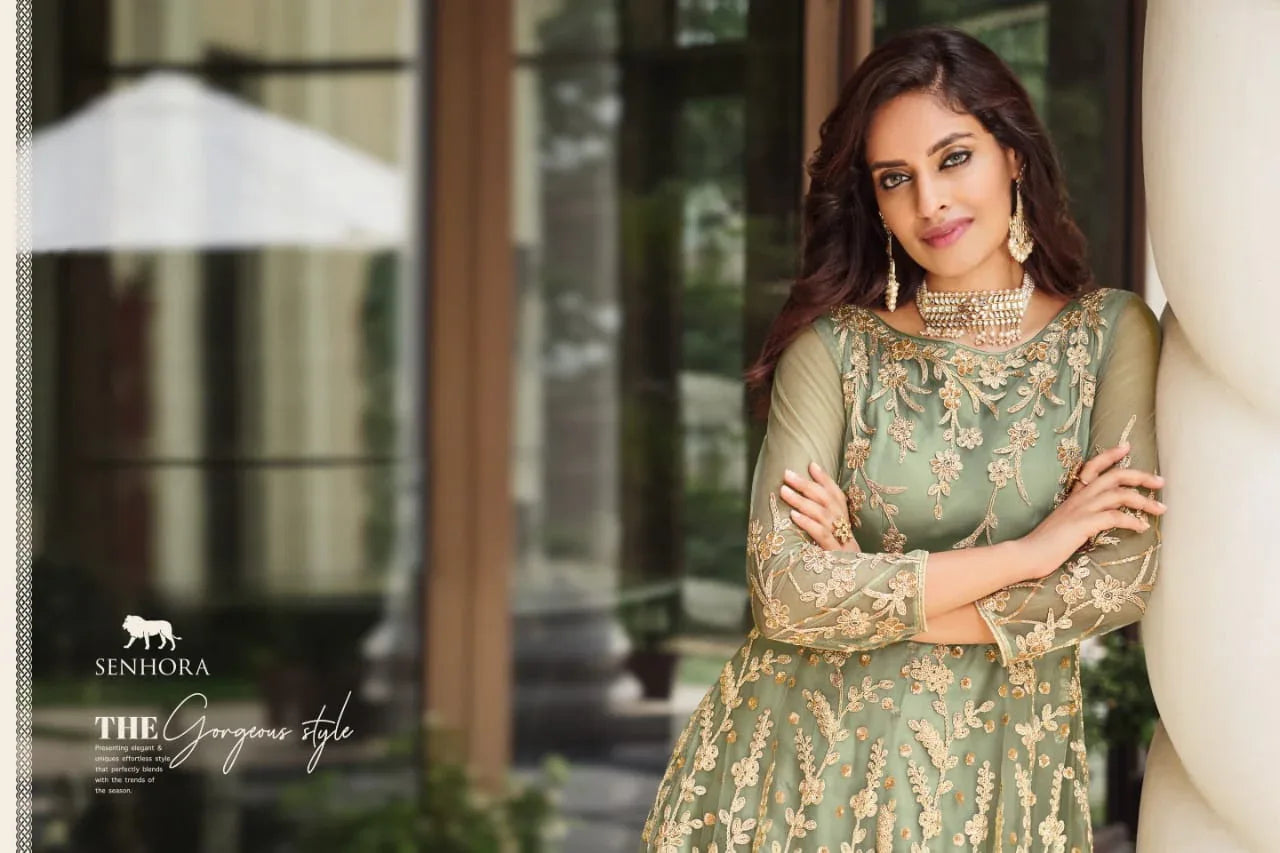 SENHORA SHARMIN ANARKALI SUIT COLLECTION Anant Tex Exports Private Limited