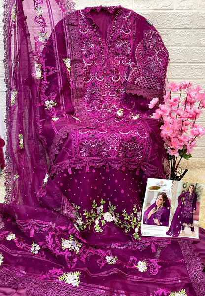 Ramsha R-513 Nx Net With Embroidery Suit Anant Tex Exports Private Limited