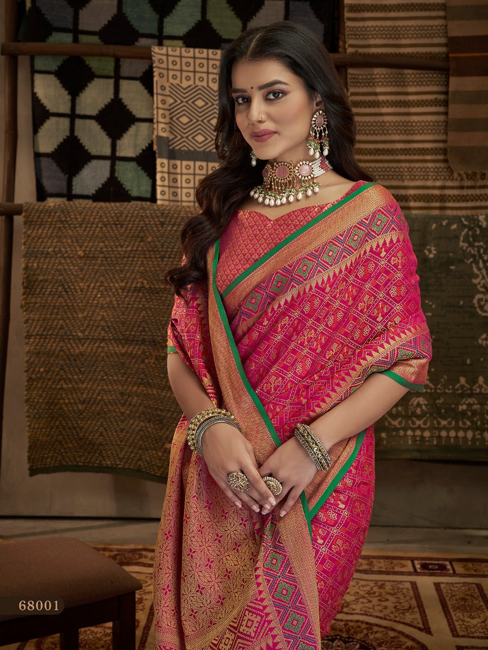 Aansh Silk Traditional Patola weaving Saree Anant Tex Exports Private Limited