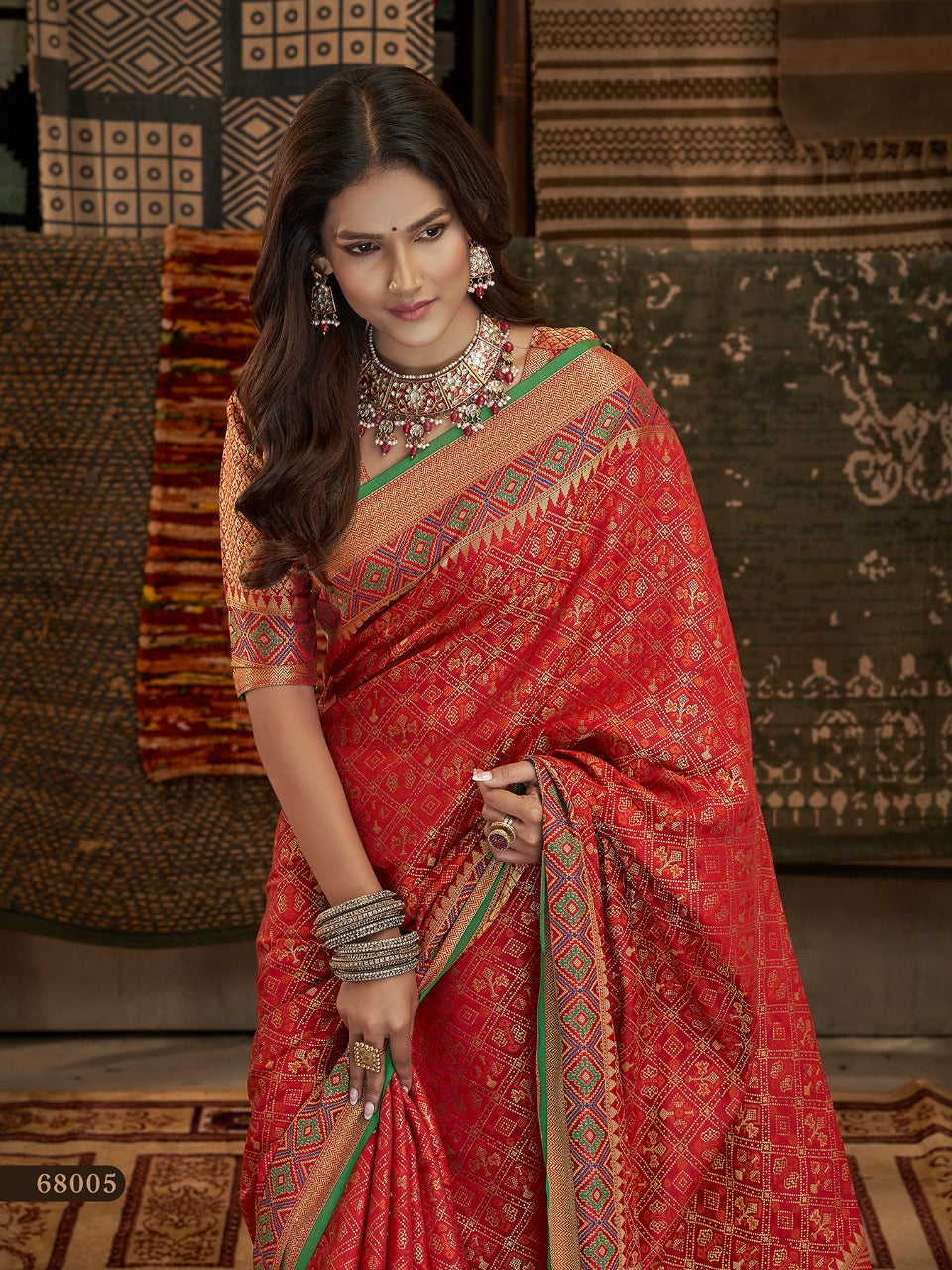 Aansh Silk Traditional Patola weaving Saree Anant Tex Exports Private Limited