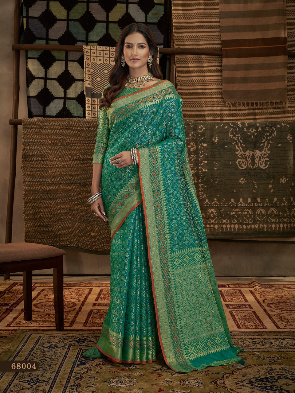 Aansh Silk Traditional Patola weaving Saree Anant Tex Exports Private Limited