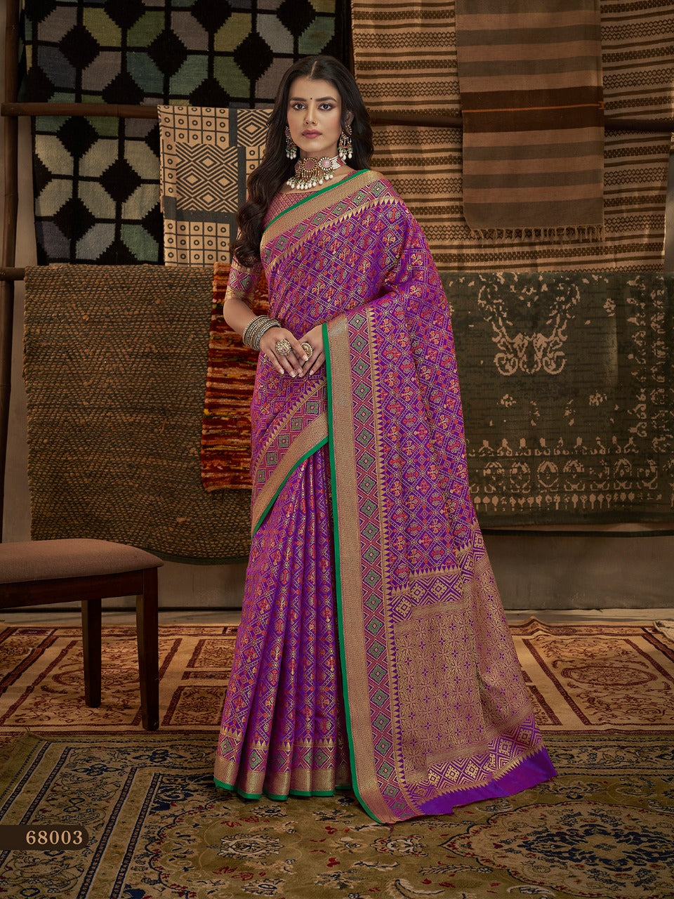 Aansh Silk Traditional Patola weaving Saree Anant Tex Exports Private Limited