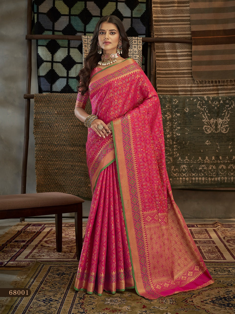 Aansh Silk Traditional Patola weaving Saree Anant Tex Exports Private Limited