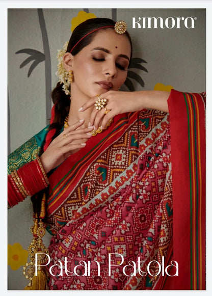 Kimora Patan Patola Soft Tussar Silk Saree Anant Tex Exports Private Limited